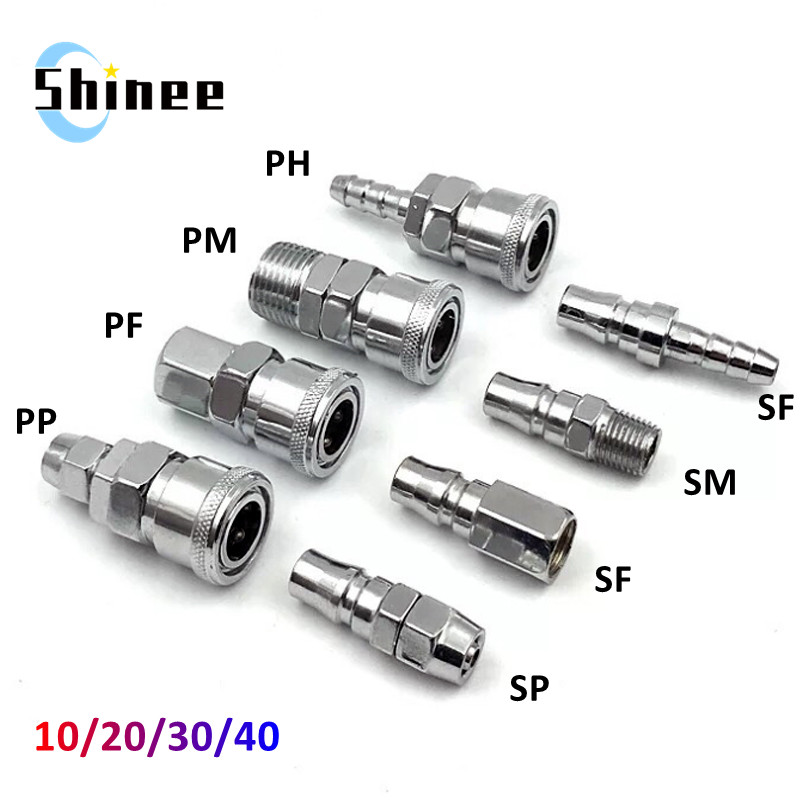 Compression Fitting Brass - Encaixe Pneumático Mangueira Tipo C, Conector