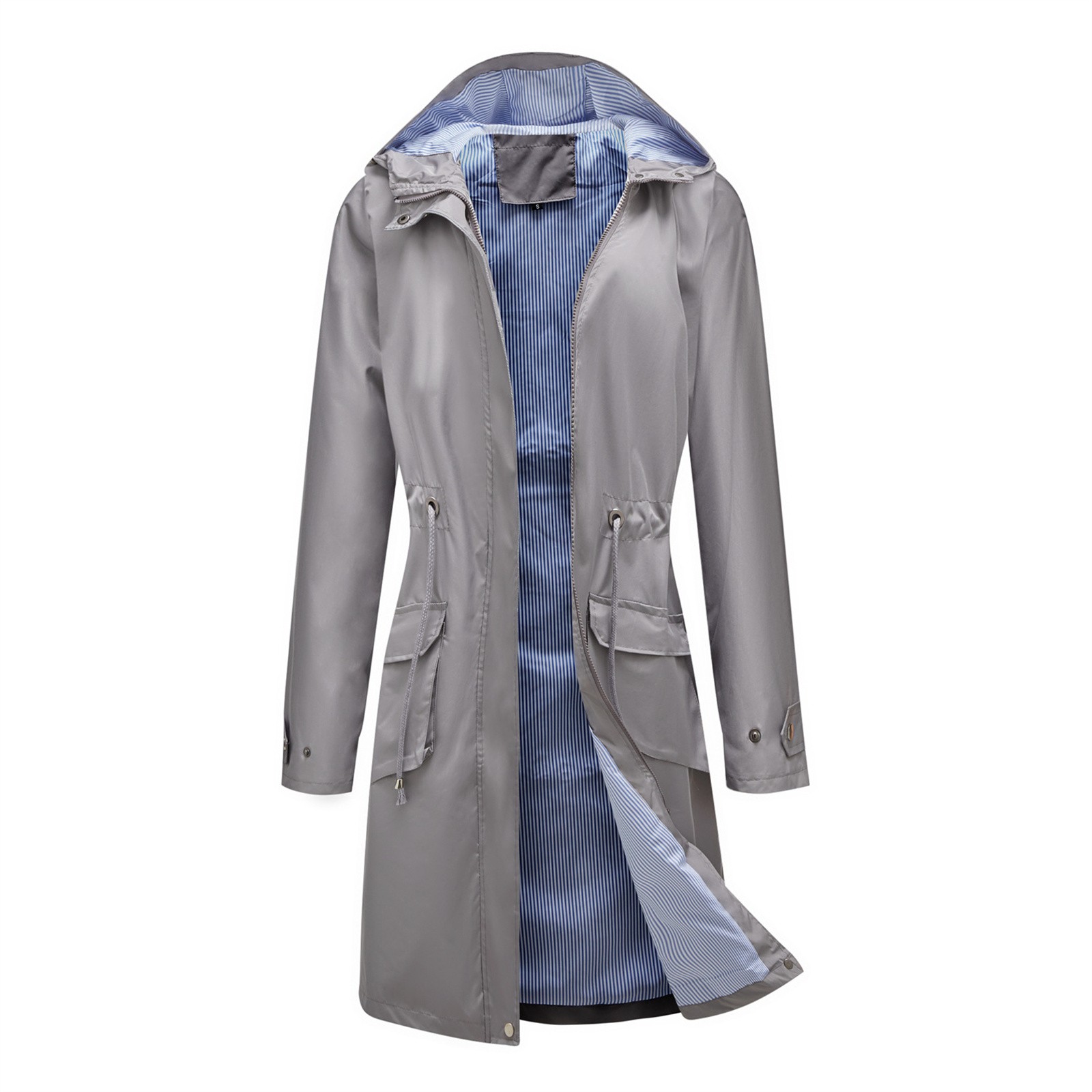 Trench coat feminino chique co - Pipe Bending Spring avaliação e preço