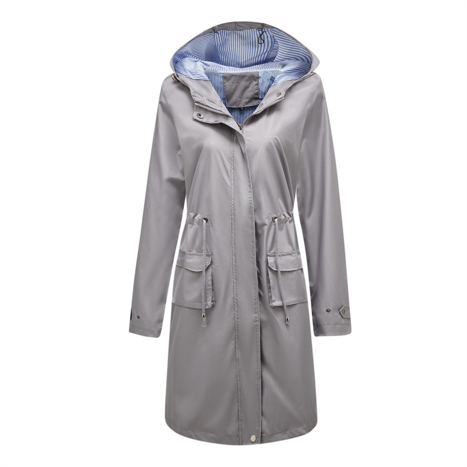 Trench coat feminino chique co - Pipe Bending Spring avaliação e preço